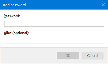 TC4Shell Add password